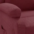 Fauteuil inclinable Rouge bordeaux Tissu