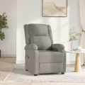Fauteuil inclinable électrique Taupe Tissu