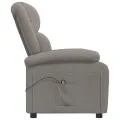 Fauteuil inclinable électrique Taupe Tissu