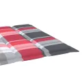Chaise longue de jardin avec table et coussin Pin imprégné