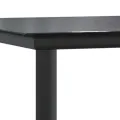 Ensemble à manger jardin et coussins 2 pcs gris rotin