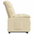 Fauteuil inclinable Crème Tissu