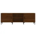 Meuble TV chêne marron 150x30x50 cm bois d'ingénierie