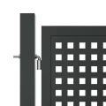 Portail de jardin anthracite 300x175 cm acier