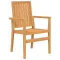 Ensemble à manger de jardin 5pcs Bois de teck massif