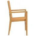 Ensemble à manger de jardin 5pcs Bois de teck massif