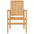 Ensemble à manger de jardin 5pcs Bois de teck massif