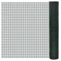 Grillage acier galvanisé et revêtement en PVC 10x1 m vert