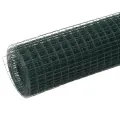 Grillage acier avec revêtement en PVC 25x1,5 m vert