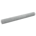 Grillage pour volière acier galvanisé 25x1,5 m argenté