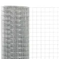 Grillage pour volière acier galvanisé 25x1,5 m argenté