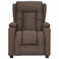 Fauteuil électrique de massage Taupe Tissu