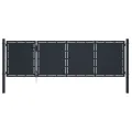 Portail de jardin Acier 350x100 cm Anthracite