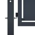 Portail de jardin Acier 350x100 cm Anthracite