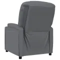 Fauteuil inclinable Anthracite Similicuir