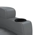 Fauteuil inclinable Anthracite Similicuir