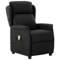 Chaise de massage en tissu noir
