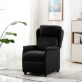 Chaise de massage en tissu noir