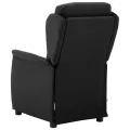 Chaise de massage en tissu noir