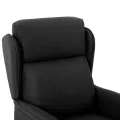 Chaise de massage en tissu noir
