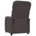 Fauteuil inclinable Marron foncé Tissu