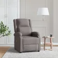 Fauteuil de massage Taupe Tissu