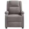 Fauteuil de massage Taupe Tissu