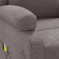 Fauteuil de massage Taupe Tissu
