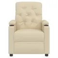 Fauteuil de massage Crème Tissu