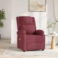 Fauteuil électrique de massage Bordeaux Tissu