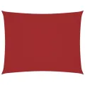 Voile de parasol tissu oxford rectangulaire 3,5x5 m rouge