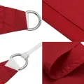 Voile de parasol tissu oxford rectangulaire 3,5x5 m rouge