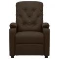 Fauteuil inclinable Marron Similicuir