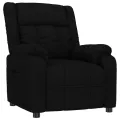 Fauteuil inclinable Noir Tissu
