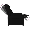 Fauteuil inclinable Noir Tissu
