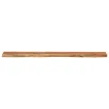 Étagère murale rectangulaire massif acacia bordure assortie