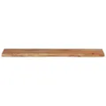 Étagère murale rectangulaire massif acacia bordure assortie