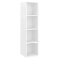 Ensemble de meuble TV 3 pcs Blanc Bois d'ingénierie
