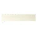 Auvent manuel rétractable avec store et LED 6x3 m Crème