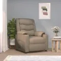 Fauteuil inclinable électrique Cappuccino Similicuir