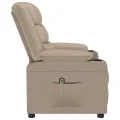 Fauteuil inclinable électrique Cappuccino Similicuir
