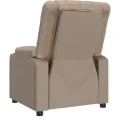 Fauteuil inclinable électrique Cappuccino Similicuir