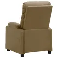 Fauteuil de massage électrique Cappuccino Similicuir