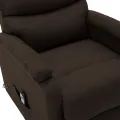 Fauteuil Marron foncé Tissu