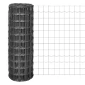 Clôture Euro Acier 10 x 1,5 m Gris