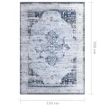 Tapis imprimé Multicolore 120x160 cm Tissu