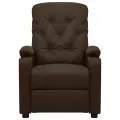 Fauteuil inclinable électrique Marron Similicuir