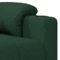 Fauteuil inclinable Vert foncé Tissu