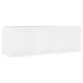 Meubles TV 3 pcs Blanc 107x35x37 cm Bois d'ingénierie