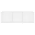 Meubles TV 3 pcs Blanc 107x35x37 cm Bois d'ingénierie